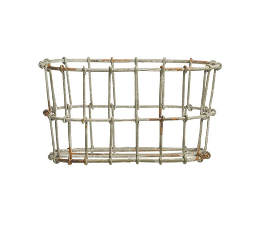 WIRE BASKET LOTION/SOAP HOLDER