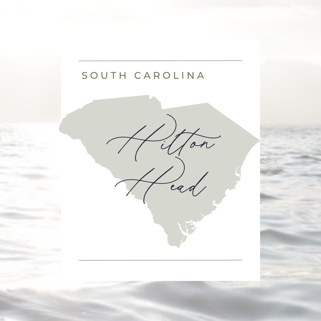 sea love hilton head map graphic